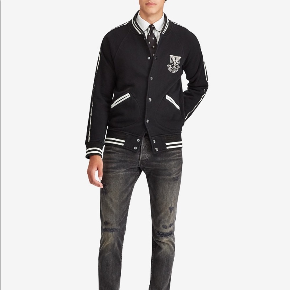 Ralph Lauren men’s baseball jacket M - Picture 3 of 9